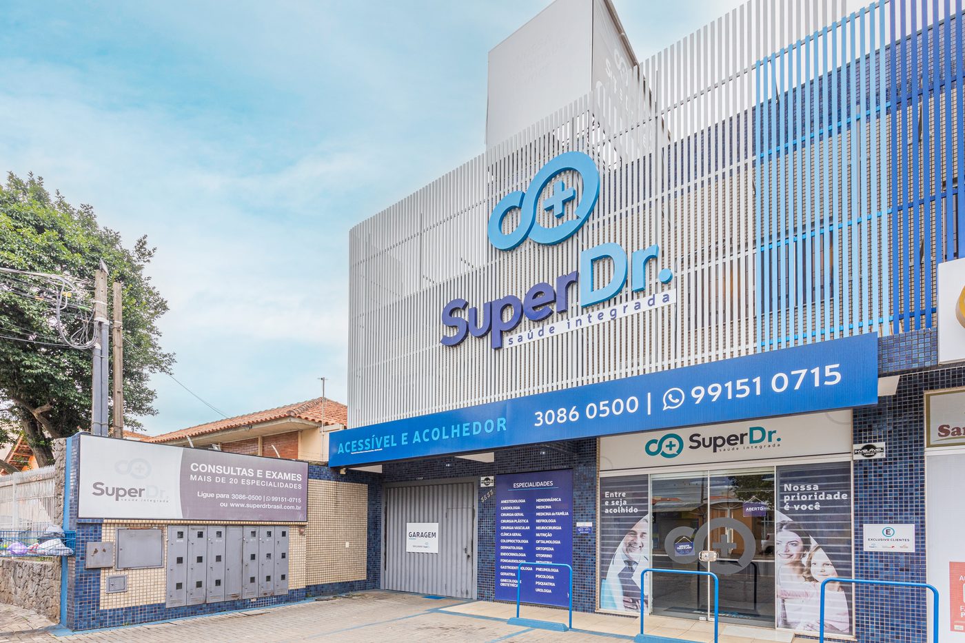 Fachada da unidade Uvaranas do Super Dr.