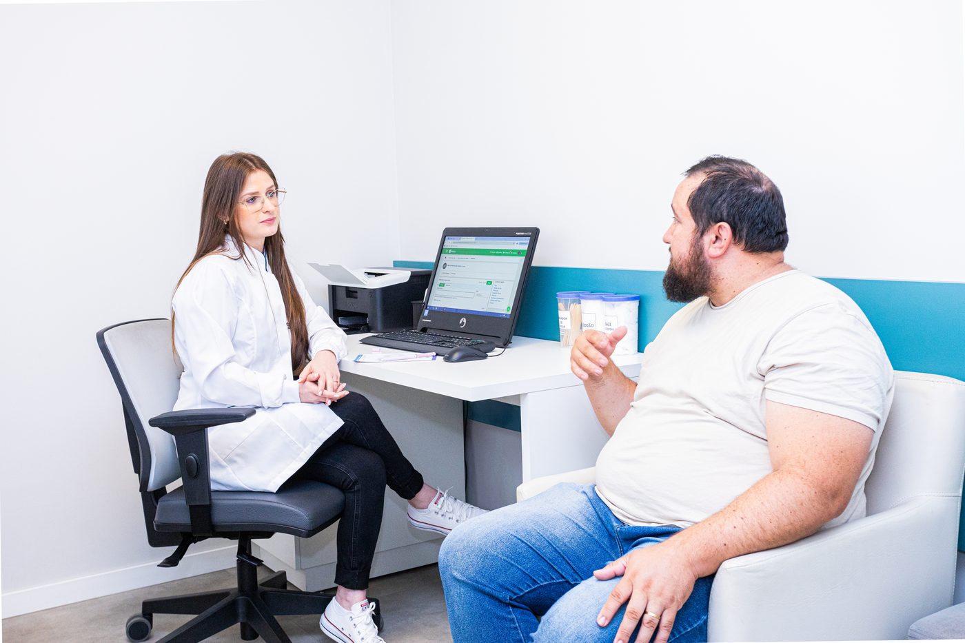 Atendimento médico no Super Dr.
